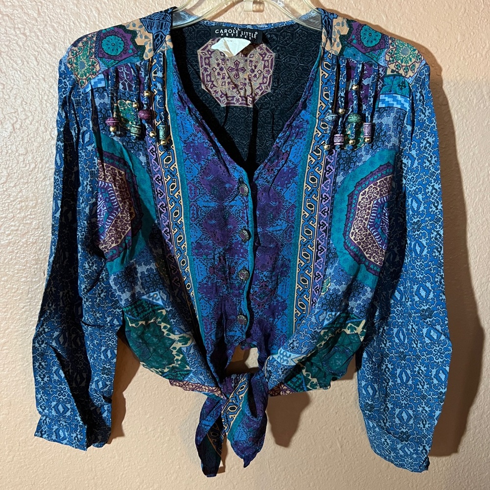 Carole Little Boho top